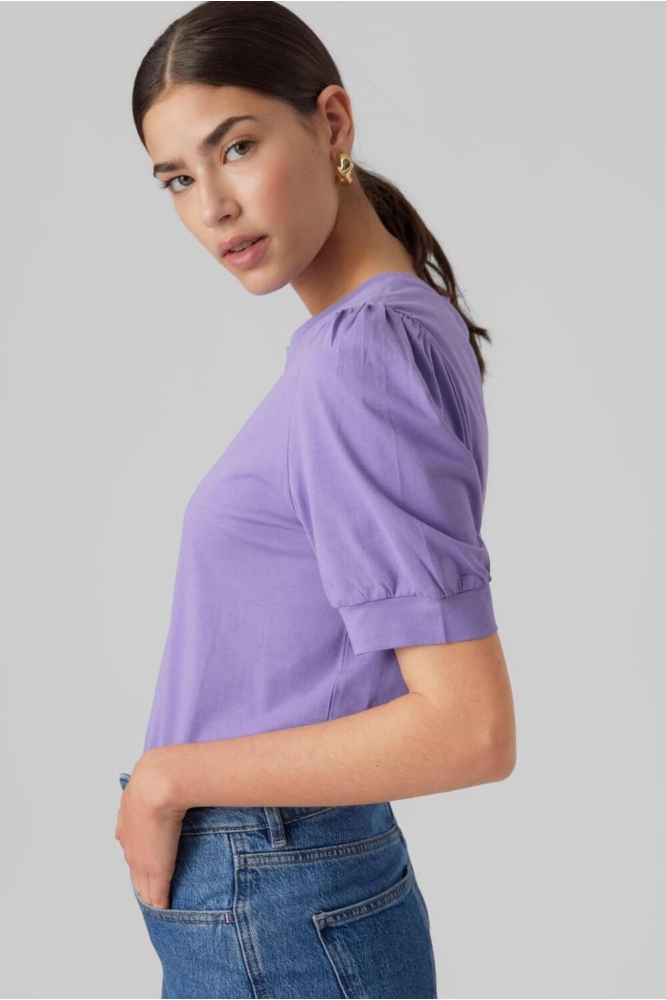 VMKERRY 2/4 O-NECK TOP VMA NOOS 10275520 Paisley Purple